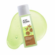 Just Herbs Brightening Face Wash with Vitamin C Amla & Liquorice Root for Men & Women | Hydrates Skin, Reduces Hyperpigmentation & Maintains pH Level | Suits All Skin Types- 50 gm