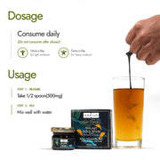 Kapiva Shilajit/Shilajeet Gold Resin - 20g | 500mg/Serving | 40 Servings | Boost Muscle Growth & Stamina | Contains 24 Carat Gold | 100% Ayurvedic