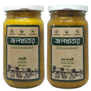 JOLKHABAR | Kasundi & Aam Kasundi Combo Pack - Original Bengali Kasundi - Original Bengali Kasundi & Aam Kasundi - Mustard Sauce n Mango Mustard Sauce - Grandmother's Recipe