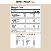 Cosmix No-Nonsense Plant Protein | 24 Protein/Serve, 500g Pouch | Kerala Vanilla Bean | Plant Based Protein, Pea & Rice Isolate | Clean, Easy to Digest | All Essential Amino Acids