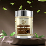 Khadi Natural Dark Brown Hair Colour | Herbal | Natural Powder For Dark Brown | Free From Harsh Chemicals | Suitable For All Hair Types