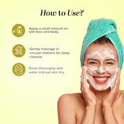 Khadi Natural Neem & Tea Tree Herbal Face Wash | Controls Acne and Promotes Glowing Skin | Paraben, Sulphate Free | Suitable for All Skin Types | 210ml