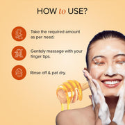 Khadi Natural Sandalwood & Honey Face Wash | Reduces Scars, Blemishes | For Healthy, Radiant Skin | Suitable for All Skin Types | 210 ml