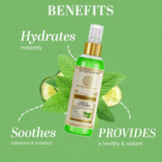 Khadi Natural Mint & Cucumber Face Spray|Refreshes and hydrates skin