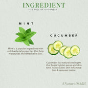 Khadi Natural Mint & Cucumber Face Spray|Refreshes and hydrates skin