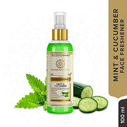 Khadi Natural Mint & Cucumber Face Spray|Refreshes and hydrates skin