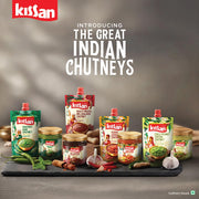 Kissan Chilli Peanut Thecha Chutney, 200g, For Traditional Flavours, With Green Chilli, Garlic & Peanuts, Silbatta Like Texture, Nutty & Spicy, Perfect For Indian Breads & Snacks (Pack of 2)