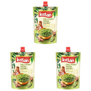Kissan Chilli Peanut Thecha Chutney, 200g, For Traditional Flavours, With Green Chilli, Garlic & Peanuts, Silbatta Like Texture, Nutty & Spicy, Perfect For Indian Breads & Snacks (Pack of 2)