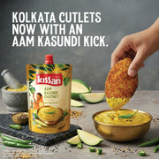 Kissan, Aam Kasundi Chutney, 200g, with Yellow Mustard, Tangy and Pungent Flavor, Inspired by Bengali'S Love for Mango Kasundi