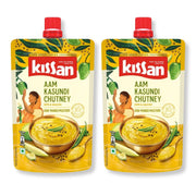 Kissan, Aam Kasundi Chutney, 200g, with Yellow Mustard, Tangy and Pungent Flavor, Inspired by Bengali'S Love for Mango Kasundi