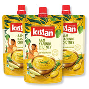 Kissan, Aam Kasundi Chutney, 200g, with Yellow Mustard, Tangy and Pungent Flavor, Inspired by Bengali'S Love for Mango Kasundi