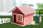 Little Birdie DIY Build a Mini Wooden Cottage Kit| for Home Decoration, Art & Craft, Creative, Fun & Activity DIY Learning Kit | Gift for Kids, Girls and Boys