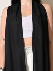 Sangria Open Front Sleeveless Longline Shrug view 4
