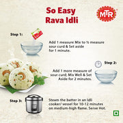 MTR Rava Idli Mix - Breakfast Mix | Quick Breakfast | Instant Ready to Cook Mix | Ready-To-Make South Indian Breakfast | 1kg