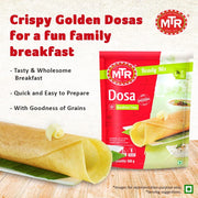 MTR Plain Dosa Mix - Breakfast Mix | Quick Breakfast | Instant Ready to Cook Mix