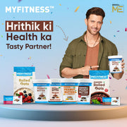 MYFITNESS Peanut Butter Chocolate Spread Crunchy 1.25kg | 23g Protein & 9g Fiber | Tasty & Healthy Nut Butter Spread for Breakfast & Snacks | Cholesterol Free | Zero Trans Fat | Crunchy Peanut Butter