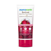Mamaearth Beetroot Daily Glow Face Cream With Beetroot & Hyaluronic Acid - 80 g | Gives Hydrated Pink Glow | Gives Instant Brightening Effect | Lightweight & Non-Greasy | Natural Glow | For All Skin Types