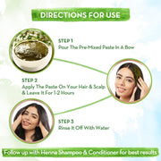 Mamaearth Natural Henna Paste | With Henna & Dark Roasted Coffee | For Rich Naturally Colored Hair | Ready To Apply | Imparts a Rich & Dark Colour | 200 g