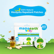 Mamaearth Natural Repellent Mosquito Patches For Babies with 12 Hour Protection,White,Pack of 1