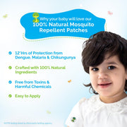 Mamaearth Natural Repellent Mosquito Patches For Babies with 12 Hour Protection,White,Pack of 1