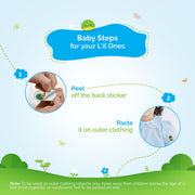 Mamaearth Natural Repellent Mosquito Patches For Babies with 12 Hour Protection,White,Pack of 1