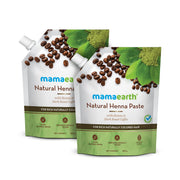 Mamaearth Natural Henna Paste | With Henna & Dark Roasted Coffee | For Rich Naturally Colored Hair | Ready To Apply | Imparts a Rich & Dark Colour | 200 g