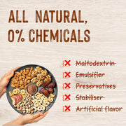 Mevano 7 Nuts Nutrition Drink Powder for Kids 10+ age, 350g | Refined SUGAR FREE, 24% Protein, All Natural | 7 Nuts & Dry Fruits Powder - Badam, Cashew, Walnut, Pista, Date | Chocolate Milk Mix