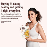 Mille High Protein Penne Pasta | Gluten Free | No Maida | 1.8X Plant Protein | 250Gms