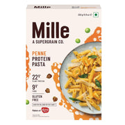 Mille High Protein Penne Pasta | Gluten Free | No Maida | 1.8X Plant Protein | 250Gms