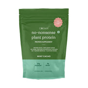Cosmix No-Nonsense Plant Protein | 24 Protein/Serve, 500g Pouch | Mint Cacao | Plant Based Protein, Pea & Rice Isolate | Clean, Easy to Digest | All Essential Amino Acids