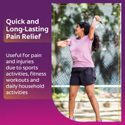 Moov Fast Pain Relief Cream - 50g | Suitable for Back Pain, Muscle Pain, Joint Pain, Knee Pain | 100% Ayurvedic Formula | Suitable for Sports & Gym related injuries