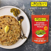 Mother's Recipe Stuffed Green Chilli Pickle, 200gm