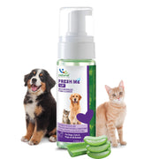 Natural Remedies Fresh Me Up Mild Waterless Foam Cleanser Dry Shampoo for Dogs, Cats and Pups of All Breeds, Moisturizer & Conditioner, Daily Use, Lick Safe, Natural and Safe, 140 ml (Pack of 1)