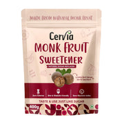 Cervia Monk Fruit Natural Sweetener 200g | 100% Natural Sugar Replacement | Zero Calories | Zero Glycemic Index | No Blood Sugar Spike | Diabetic & Keto Friendly | No Bitter Aftertaste | For Tea, Coffee & Cooking