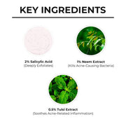 Neem and salicylic face wash