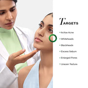 Novology Acne Deep Clearing Cleanser with Thymol+Terpineol| Face Wash for Acne,Whiteheads,Blackheads| Gentle, Non-Drying Formula, Suitable for Sensitive skin| 150g