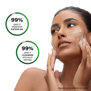 Novology Acne Deep Clearing Cleanser with Thymol+Terpineol| Face Wash for Acne,Whiteheads,Blackheads| Gentle, Non-Drying Formula, Suitable for Sensitive skin| 150g