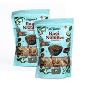 Oh So Organic Ragi Millet Noodles (Pack of 2 x 150g) | High Fiber Healthy Instant Noodles | No Maida, Nutritious & Gluten-Free Alternative