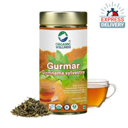 Organic Wellness Gurmar Gymnema Sylvestre Tea 100 Gram Tin | Natural Herbal Tea for Blood Sugar Balance | Supports Diabetes Management Boosts Immunity Reduces Sugar Cravings Aids Weight Loss