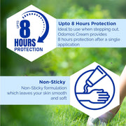 Odomos Non-Sticky Mosquito Repellent Cream With Vitamin E & Almond - 100 Gm