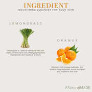 Orange & Lemongrass body wash