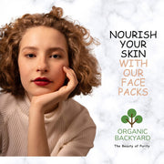 Organic Backyard's Golden Glow Essence: 100g Wild Turmeric Kasturi Haldi Powder for Radiant Face Care