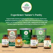A TATA Product - Organic India Triphala Capsules - 60 Caps, Supports Immune System, Colon & Digestion, Balanced Bowel & Gut Health, Contains Bioactives and Antioxidants, GMP & NPOP Certified Organic