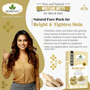 Organic Multani Mitti Powder | 100% Pure Microfine Bentonite Clay for Face Pack, Natural Herbal Skin Care, No Additives, Gluten Free, | 100g