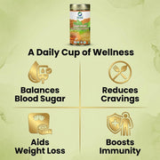 Organic Wellness Gurmar Gymnema Sylvestre Tea 100 Gram Tin | Natural Herbal Tea for Blood Sugar Balance | Supports Diabetes Management Boosts Immunity Reduces Sugar Cravings Aids Weight Loss