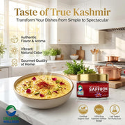 Organic Wellness Pure Saffron Kashmir Kesar 1 Gram Bottle