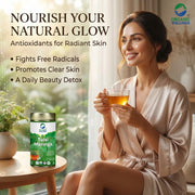 Organic Wellness Tulsi Moringa Herbal Tea - 100g Tin | Superfood Drumstick Leaf Powder | Boost Immunity & Energy | Pack of -1