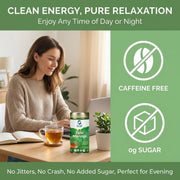 Organic Wellness Tulsi Moringa Herbal Tea - 100g Tin | Superfood Drumstick Leaf Powder | Boost Immunity & Energy | Pack of -1