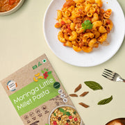 Organic Wisdom-Back to Roots Moringa Little Millet Macaroni, 180 g | Millet Pasta | No Maida, No MSG, No Refined Oil |Rich in Vitamin B & Antioxidants