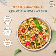 Organic Wisdom-Back to Roots Quinoa Jowar Macaroni, 180 g | Millet Pasta | No Maida | No MSG | No Refined Oil | High Protein & Fiber